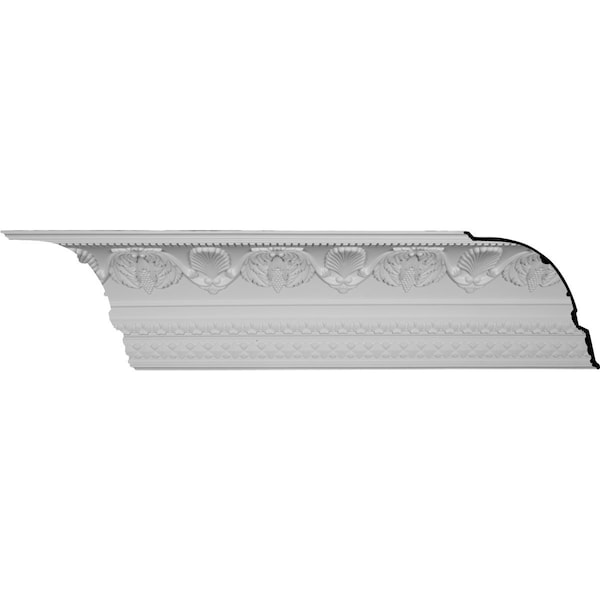 Ekena Millwork SAMPLE - 16 3/8"H x 14 1/8"P x 21 5/8"F x 12"L, (9 5/8" Repeat), Cove Harvest Crown Moulding SAMPLE-MLD16X14X21HA - main